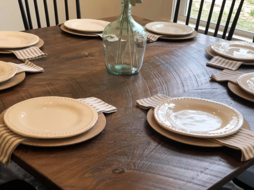 Custom Dinner table by Hatfield Table Company