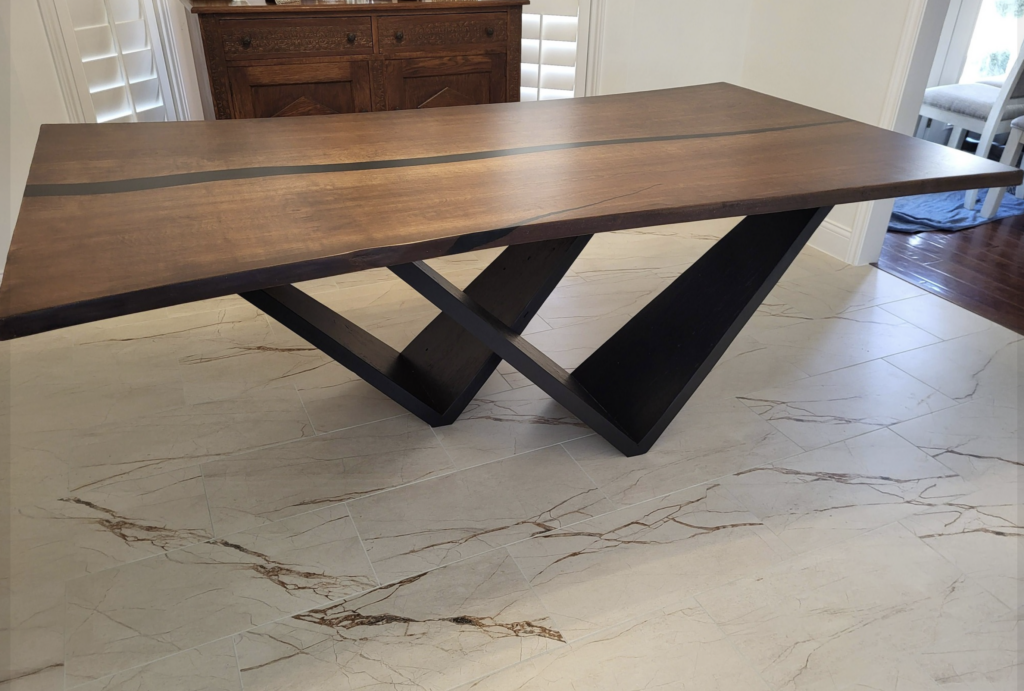 Custom table from Hatfield Table Company