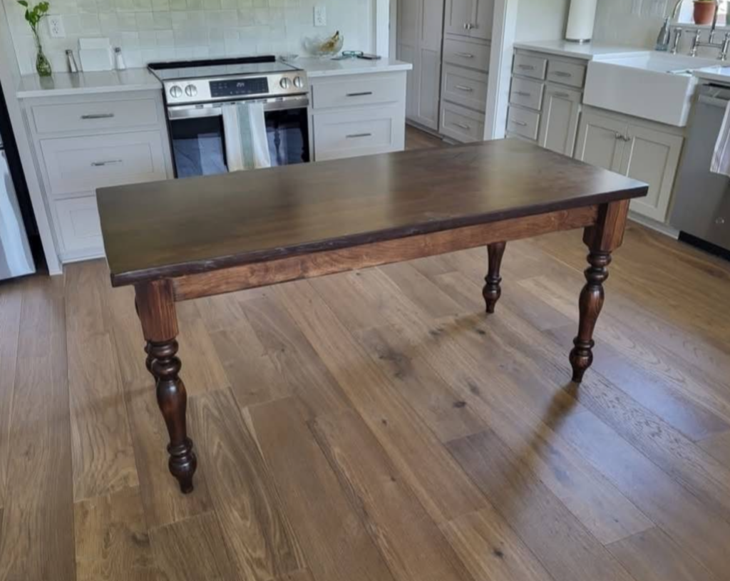 Custom table from Hatfield Table Company